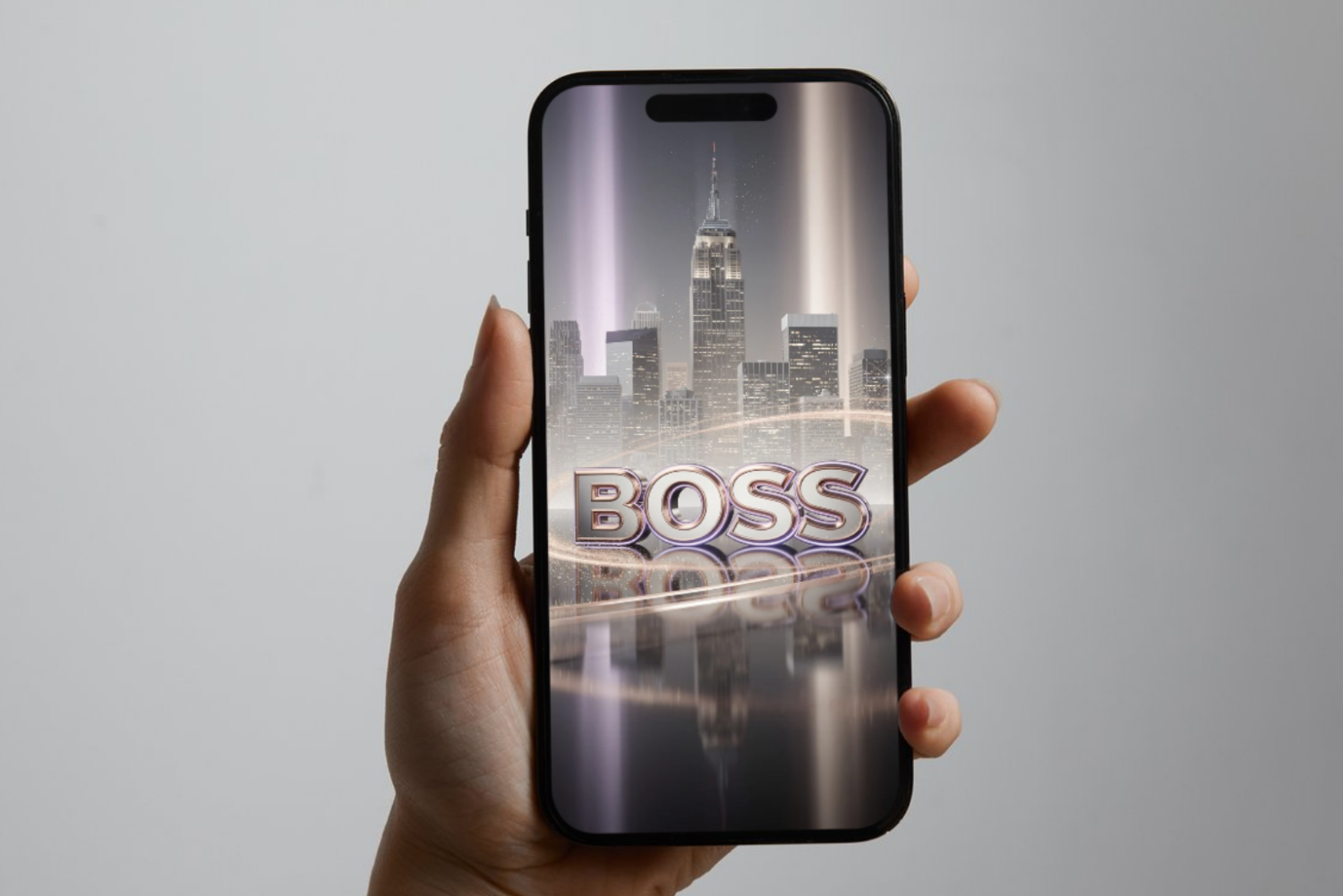 Fundal Telefon BOSS 4K – Wallpaper Premium Masculin City Luxury pentru iPhone & Android